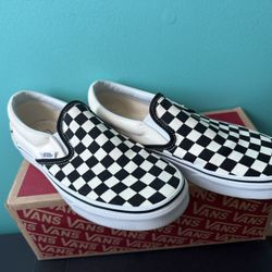 Checkerboard Vans 