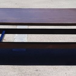 vintage Mid Century Modern long and low COCKTAIL COFFEE TABLE with laminate top And Others 