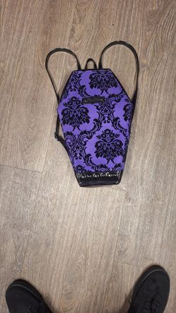 Brand New Gothic Coffin Purse Backpack