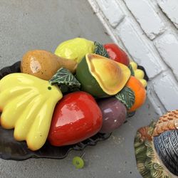 Vintage Fruit Bowl Decoration 