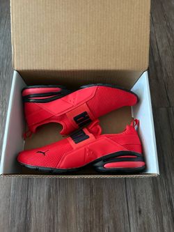 New Mens Red Puma Slip On Shoes - size 10.5