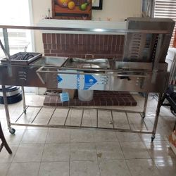 Semi-new taco cart, only used twice. 