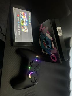 Nintendo Switch with Controller and charger case