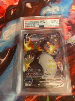 Pokemon charzard v max psa 10 and dragonite psa 10