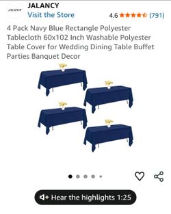 60x102 navy blue linens