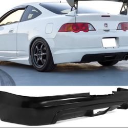 Fits 02-04 Acura RSX 2D Mugen Style PU Rear Bumper Lip Spoiler
