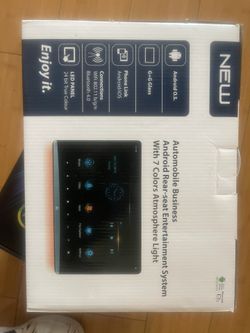 New Automobile Business Android Rear seat Entertainment System With 7 Colors 