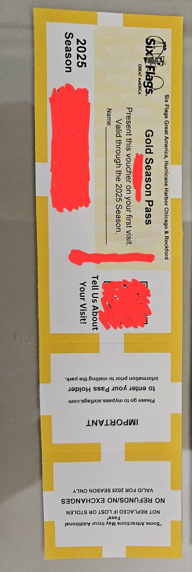 Six Flags Great America - Gold Season Pass