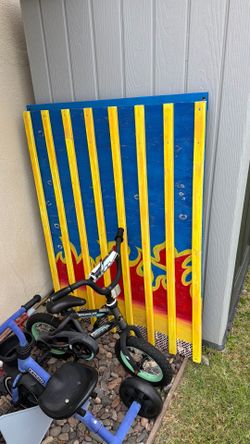 Kids Wooden Car Ramp / Race Track – $40 🚗🏁