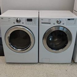 LG Washer And Gas Dryer Set For $620