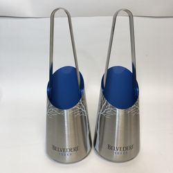 Belvedere Vodka Ice Bucket Serving With Tongs