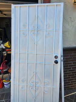 36"X80" Steel Exterior Security Door