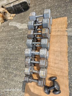 Dumbells Weights 540lbs total