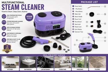 Brand New-Multifunctional Steam Cleaner, original price $50