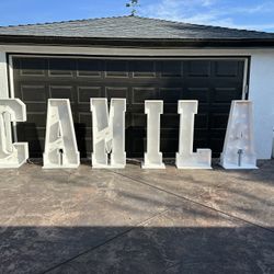 Marquee Letters And Numbers 