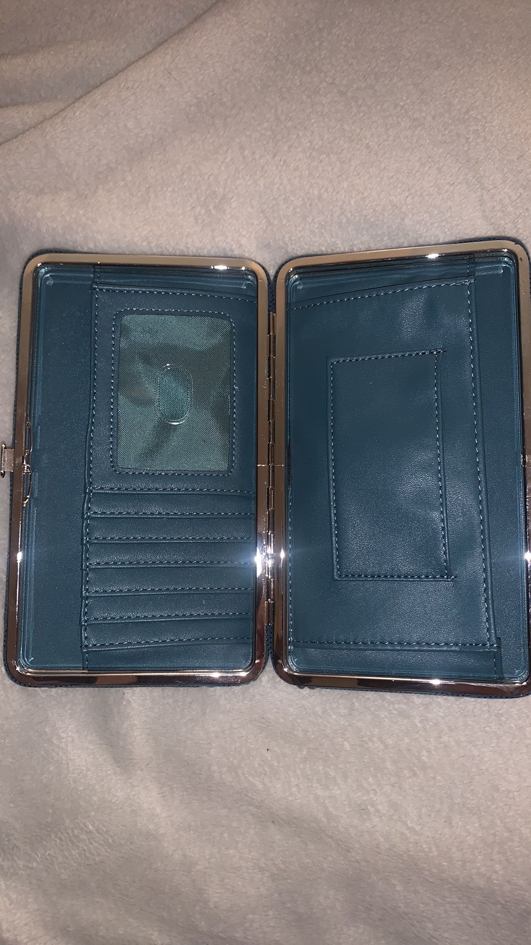 Wallet Never Used Turquoise Color 