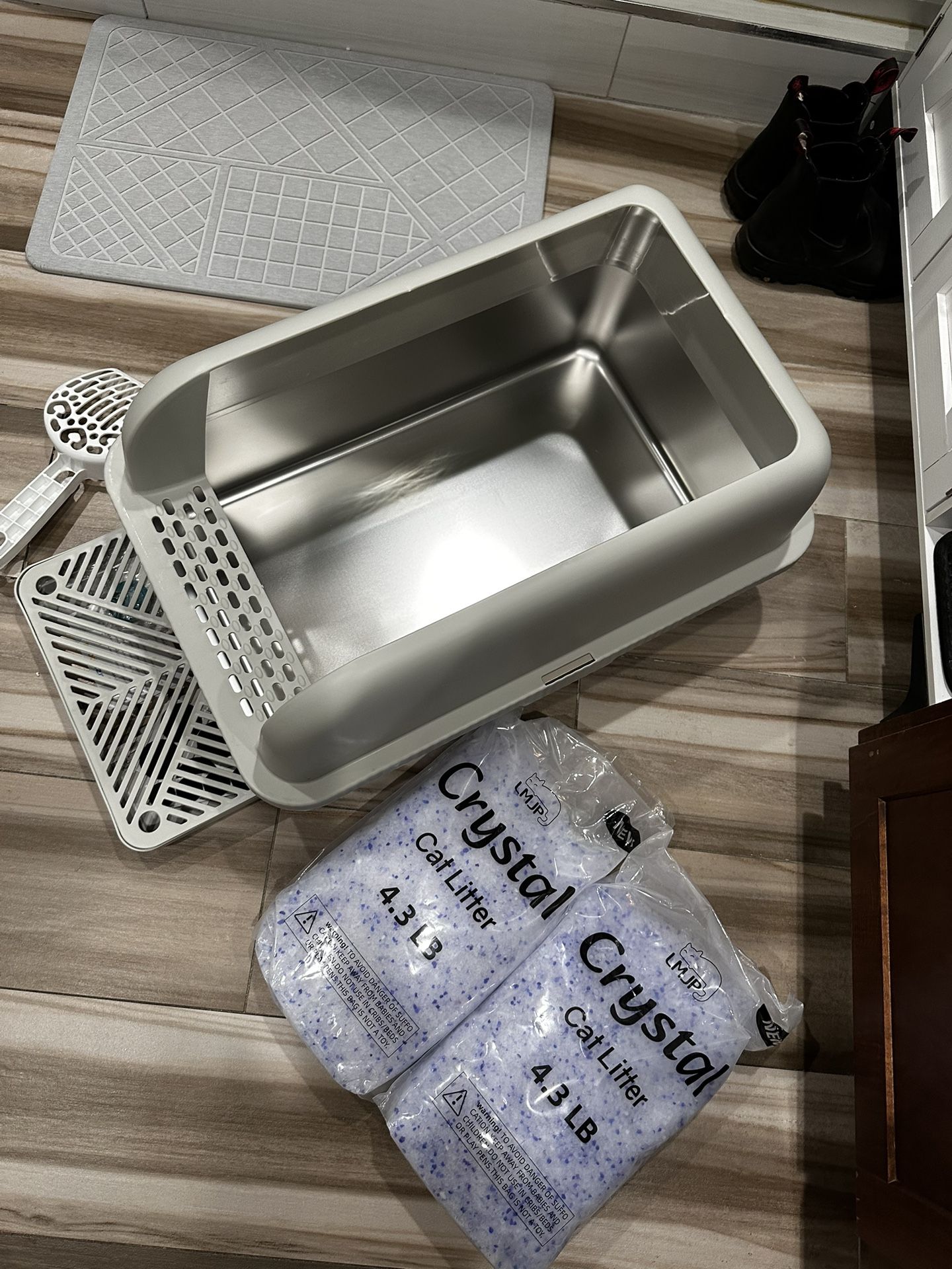 Stainless Steel Cat Litter Box