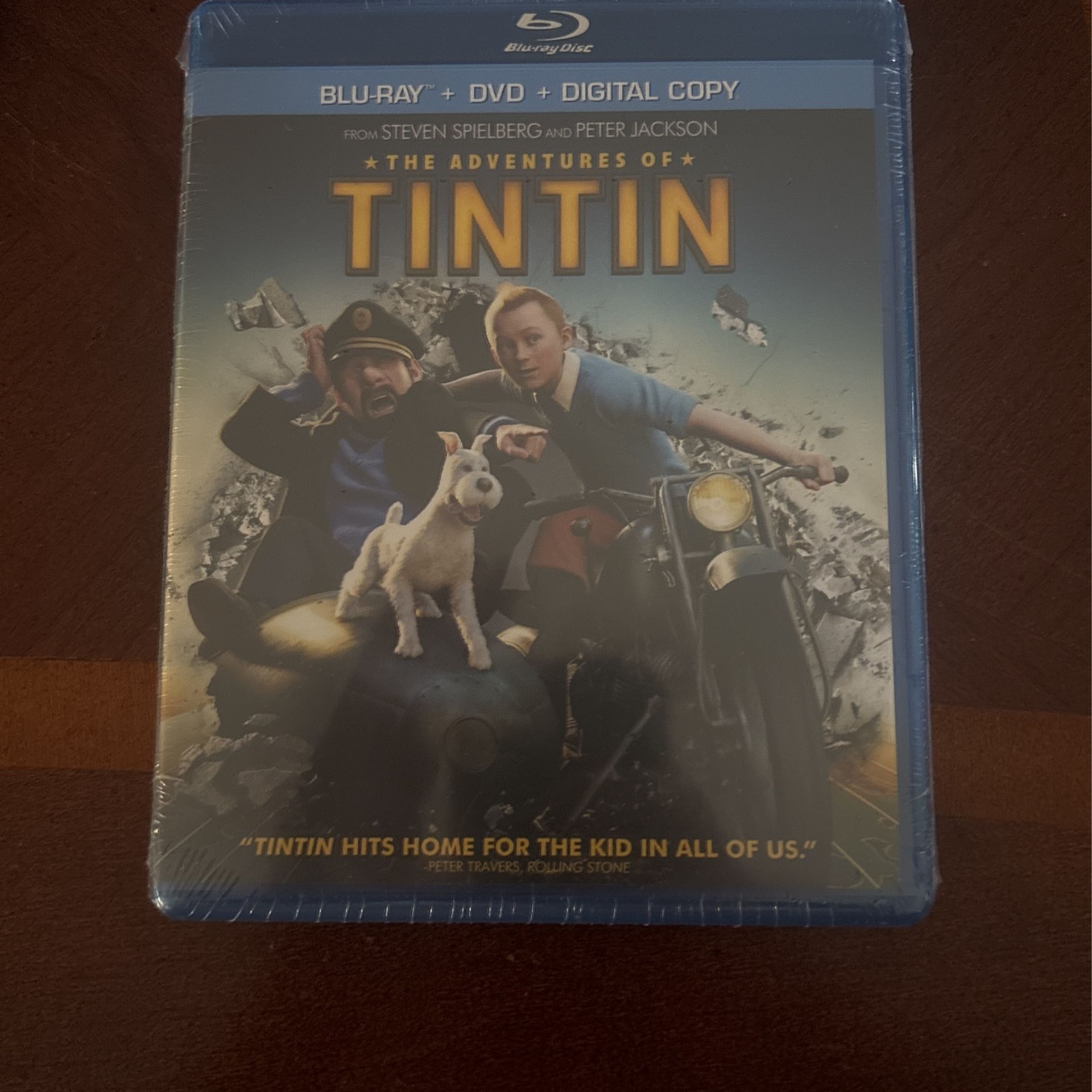 The Adventures Of TinTin Blu Ray 
