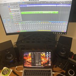 Studio equipment whole setup