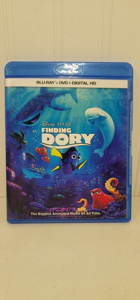 $5 DISNEY BLU RAY MOVIE. FINDING DORY. BLU RAY ONLY. NO DIGITAL. $5 OR TRADE FOR A MOVIE TITLE I DO NOT ALREADY OWN.