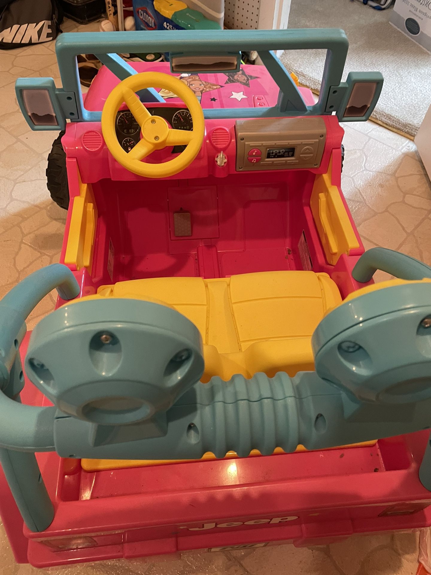 Barbie Battery-operated Driving Jeep