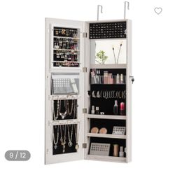 Hanging Mirror Chest With Key