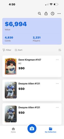 Baseball cards (collectables)