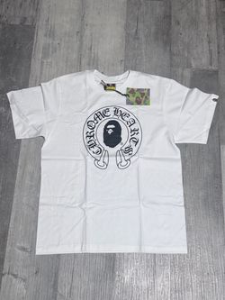 BAPE x Chrome Hearts Collab White T-Shirt
