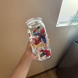 Spider man plastic cup