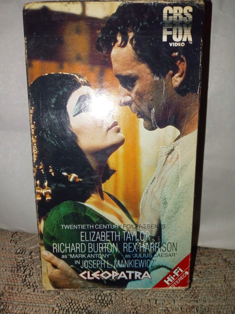 Cleopatra VHS tapes