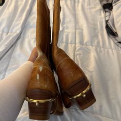 Leather Boots Size 9