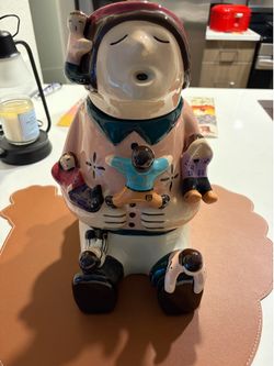 Storyteller vintage cookie jar