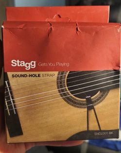 STAGG Sound-hole Guitar Strap SNGL001-BK