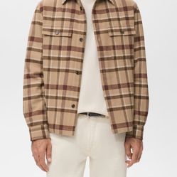 CHECK OVERSHIRT WITH POCKETS Size M and  S ( I have 2 sizes 2 shirt new size M  and S) 