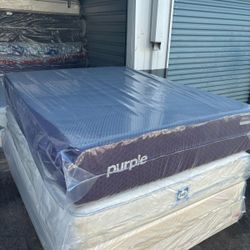 Queen Size Mattress Purple 