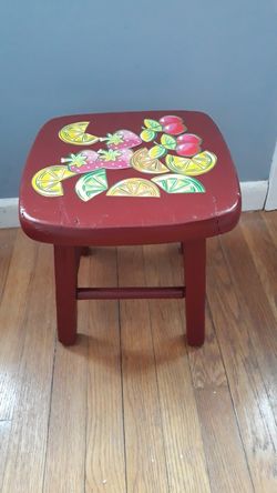 Vintage 1960s Foot Stool