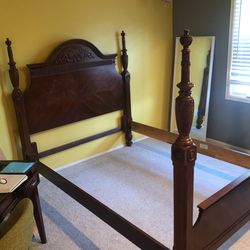 Rice Poster Bed Frame Queen Size 