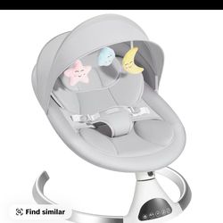 Baby swing with remote