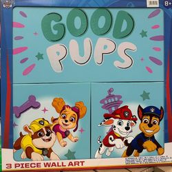 Character 3 Piece Frames Wall Art Decor - AVAILABLE IN DIFFERENT DESIGNS