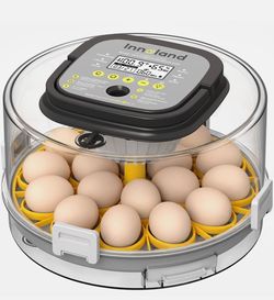 Incubators for Hatching Eggs with 5 Smart Presets, 18 Egg Incubator with Humidity Control, Refill-Free 1L Internal Tank, Egg Candler, Automatic Egg Tu