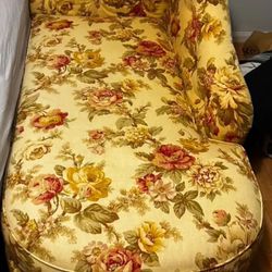 Floral Fainting Couch