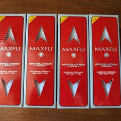 New Maxfli Revolution Golf Balls - 12 total