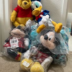 New Disney Plushies $12 Each  Or $60 All