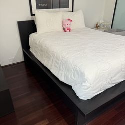 Queen Bed Frame With Four Drawers Underneath 