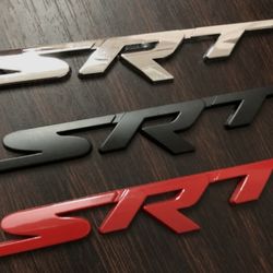 SRT Badge Emblem Adhesive Back 35 Each others Sold Separately SHIPPING AVAILABLE 