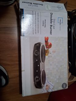 Die cast double burner