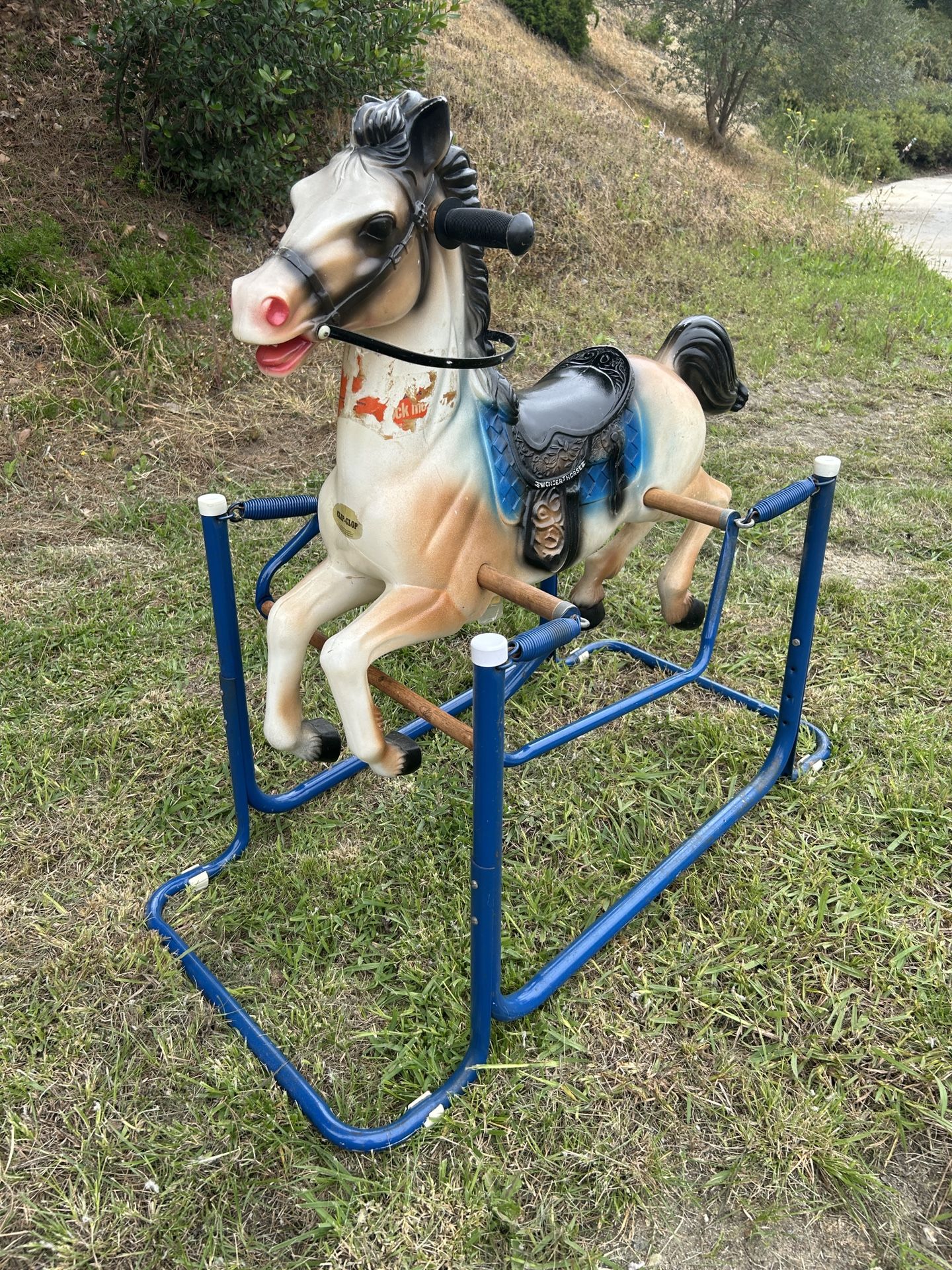 Vintage Clip-clop Wonder Horse from the 80’s. 