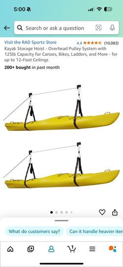Kayak Hoists (Two Pack)