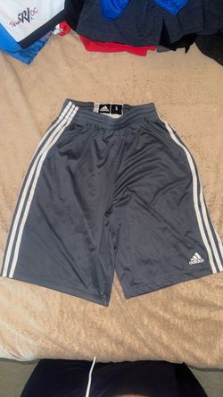 Adidas Athletic Shorts Gray Size S