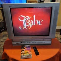 Panasonic CRT 27-Inch Triple Play TV/DVD/VCR Combo With Remote